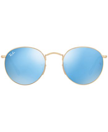 Ray-Ban Sunglasses, RB3447N ROUND FLAT LENSES & Reviews - Sunglasses by  Sunglass Hut - Handbags & Accessories - Macy's