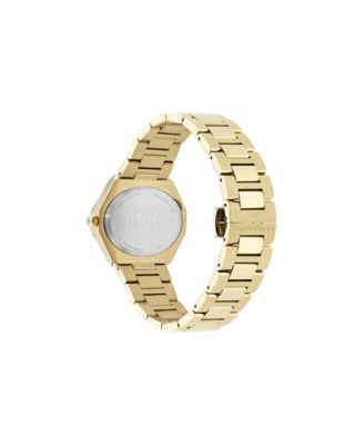 Women's Gold Stainless Steel Bracelet Watch, 28mm