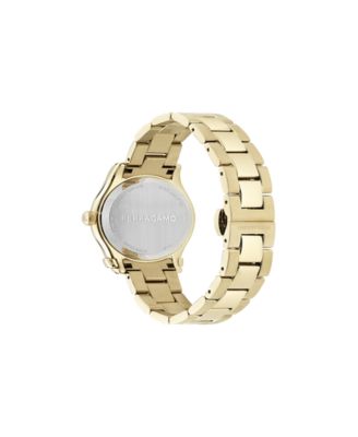 Women's Gold Stainless Steel Bracelet Watch, 33mm