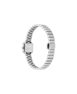 Women's Silver Stainless Steel Bracelet Watch, 15x20mm