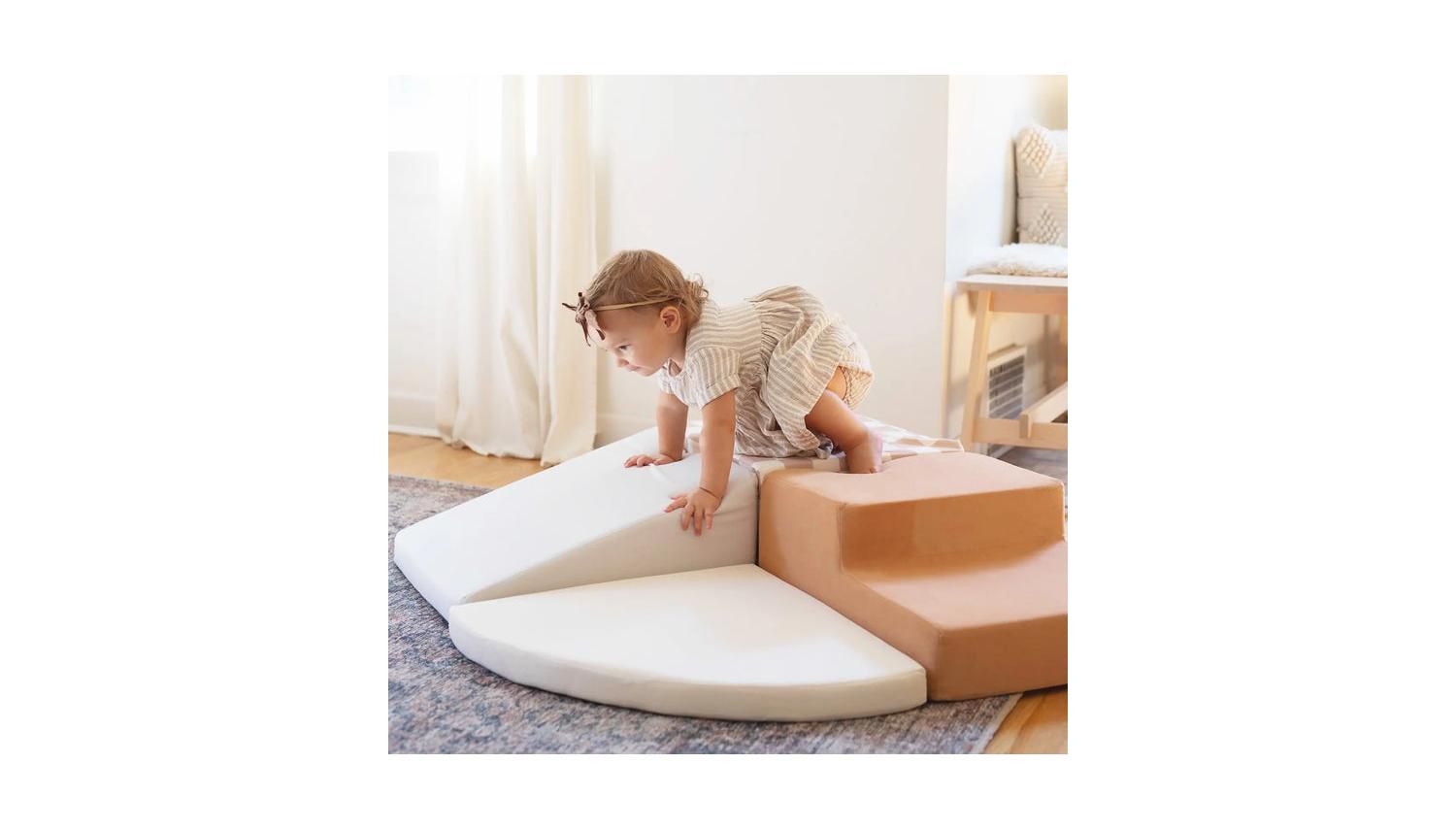 PlayNest Montessori-Inspired Foam Climbing Blocks, 6-Piece Set
