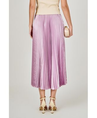 Women's Sunburst Pleated Skirt