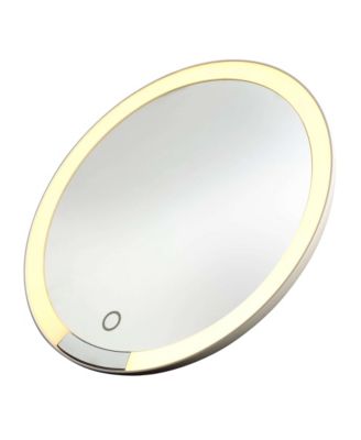 iCVBT9 Lighted Travel Makeup Mirror With Bluetooth Speaker