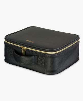 LED Lighted Travel Makeup Bag with Adjustable Mirror Stand