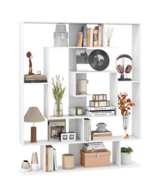 7-Tier Bookshelf Open Display Shelf Rack for Home