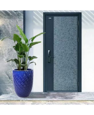 Large 17-Inch Handmade Ceramic Planter Pot,Breathable Teal Outdoor & Indoor Plant Pot for Fiddle Leaf Fig, Monstera, Trees