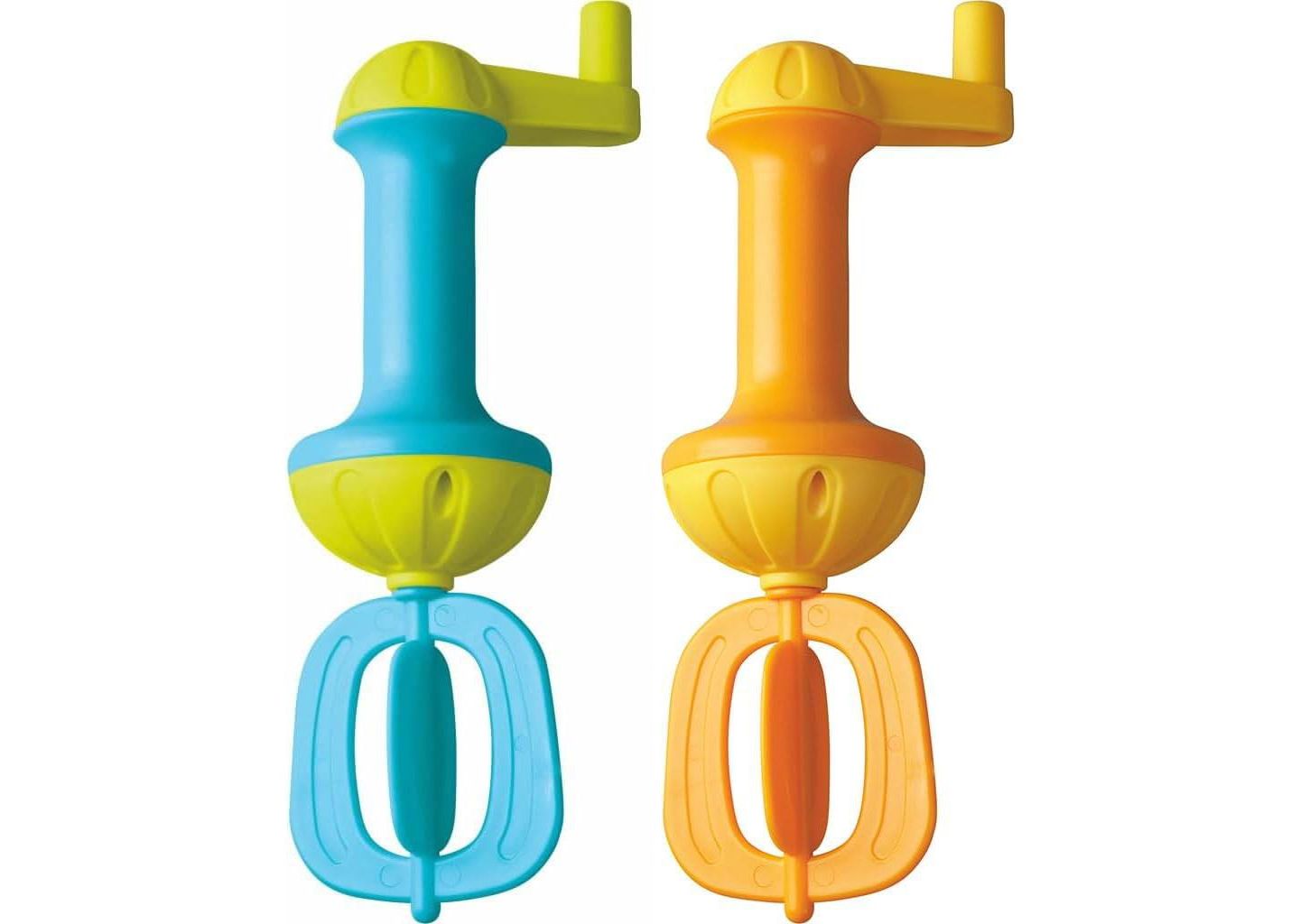 Детские игрушки Haba Kids Bubble Bath Whisk 2 Pack - Bath Toys for Sensory Play, Motor Skill Development, Water Play and Bath Time Fun, цвет: Синий — фото 1