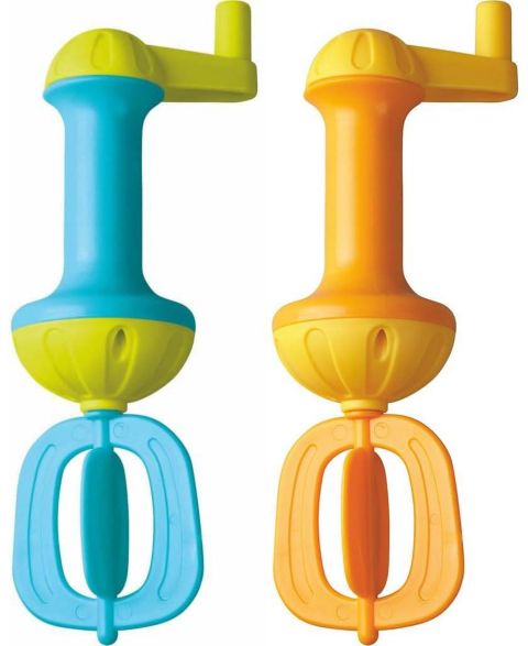 Детские игрушки Haba Kids Bubble Bath Whisk 2 Pack - Bath Toys for Sensory Play, Motor Skill Development, Water Play and Bath Time Fun, цвет: Синий