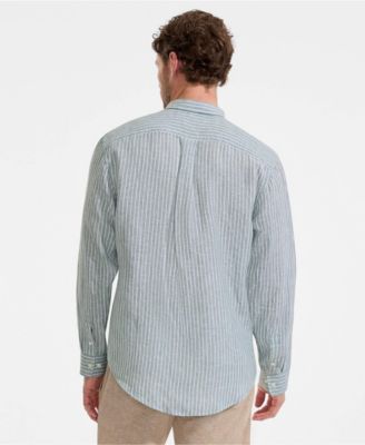 Men's Long Sleeve Linen Shirt