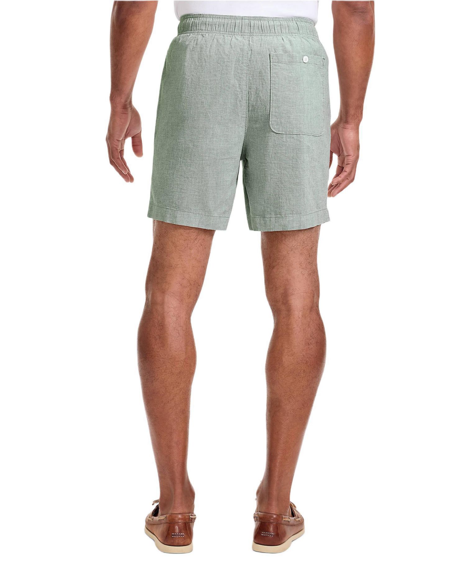 Men's 7" Linen Blend Pull On Deck Short