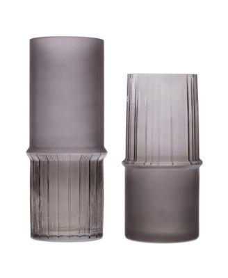 Vase (Set of 2) 8.5"H, 10"H Glass