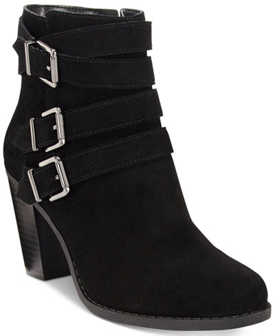 INC International Concepts Laini Block-Heel Booties, Only at Macy's