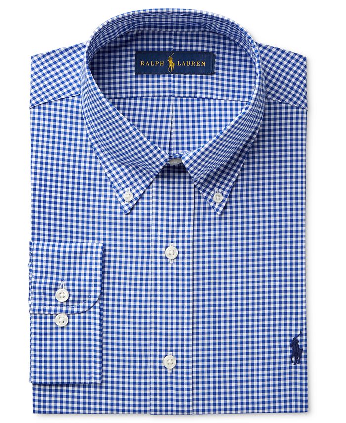 Polo Ralph Lauren Men's Classic-Fit Check Dress Shirt - Macy's