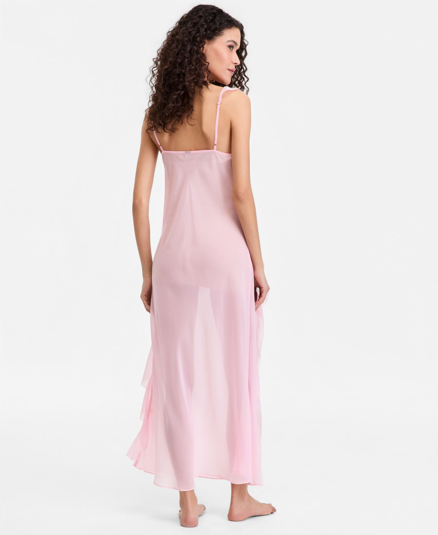 I.N.C International Concepts Women's Flutter Chiffon Nightgown