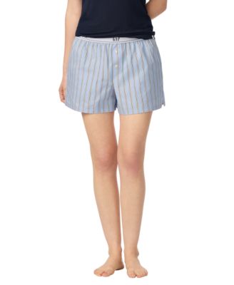 Women's Poplin Pull-On Boxer Shorts