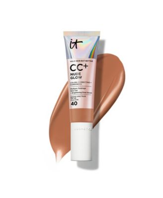 It Cosmetics Cc+ Nude Glow Lightweight Foundation + Glow Serum Spf 40 - Deep