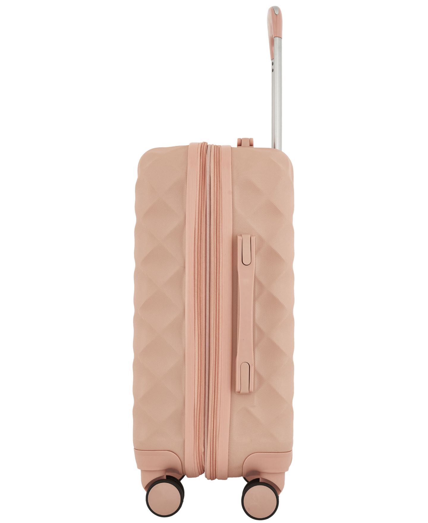 Чемодан Kensie Appleton Collection Small Rolling Hard Case Carry-On, цвет: Пыльный розовый — фото 3