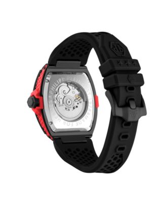 Men's The Keleton 2.0 IP Black Stainless Steel Bracelet Watch, 44mm