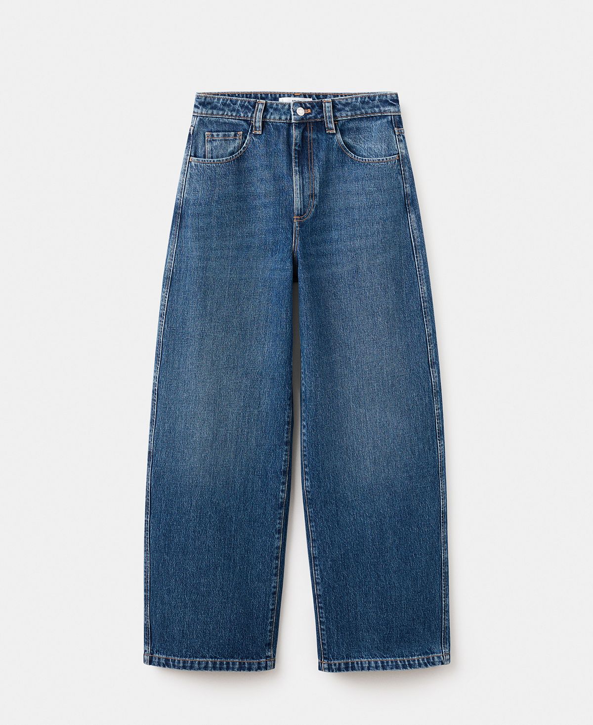 Mango Women's Mid-Rise Balloon Jeans view 4 — MAYCSS fashion products