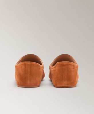Women's Stitching Detail Leather Clogs