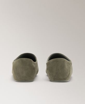 Women's Stitching Detail Leather Clogs