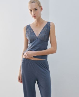 Women's Basic Long Lyocell Trousers