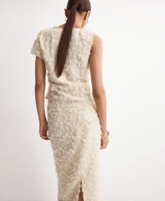 Women's Asymmetrical Textured Top