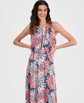 Robbie Bee Women's Halter Maxi Dress - Macy's