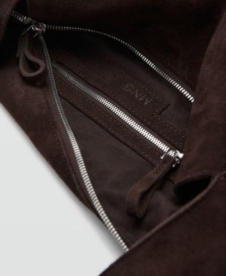 Women's Suede Shopper Bag