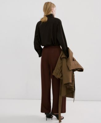 Women's High-Waisted Lyocell Pants