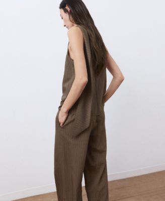 Women's Striped Foulard Top