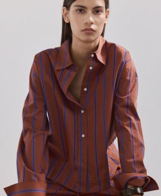 Women's Striped Cotton Shirt
