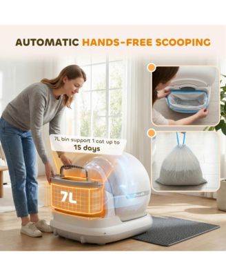 Automatic Litter Box, Self Cleaning Litter Box for Multiple Cats