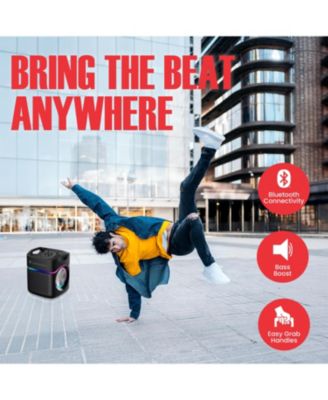 2.1 Party Speaker, 160W, Subwoofer, RGB Lights, Bluetooth 5.3, Dual Mics, Portable with Ultra Bass Boost