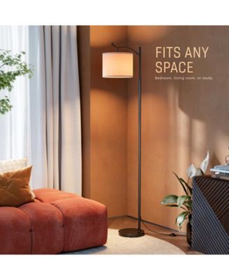 RGB Floor Lamp with Remote App Control Stepless Dimming 3 Color Temperatures Adjustable Height and Shade