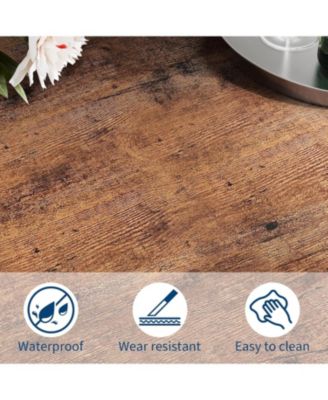 78" Industrial Dining Table for 6-8, Heavy Duty Metal Legs, Wood Top, Chamfered Corner, Dining, Living Room