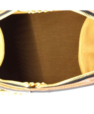 Pyramid Chain Shoulder Bag Triomphe Coated Canvas