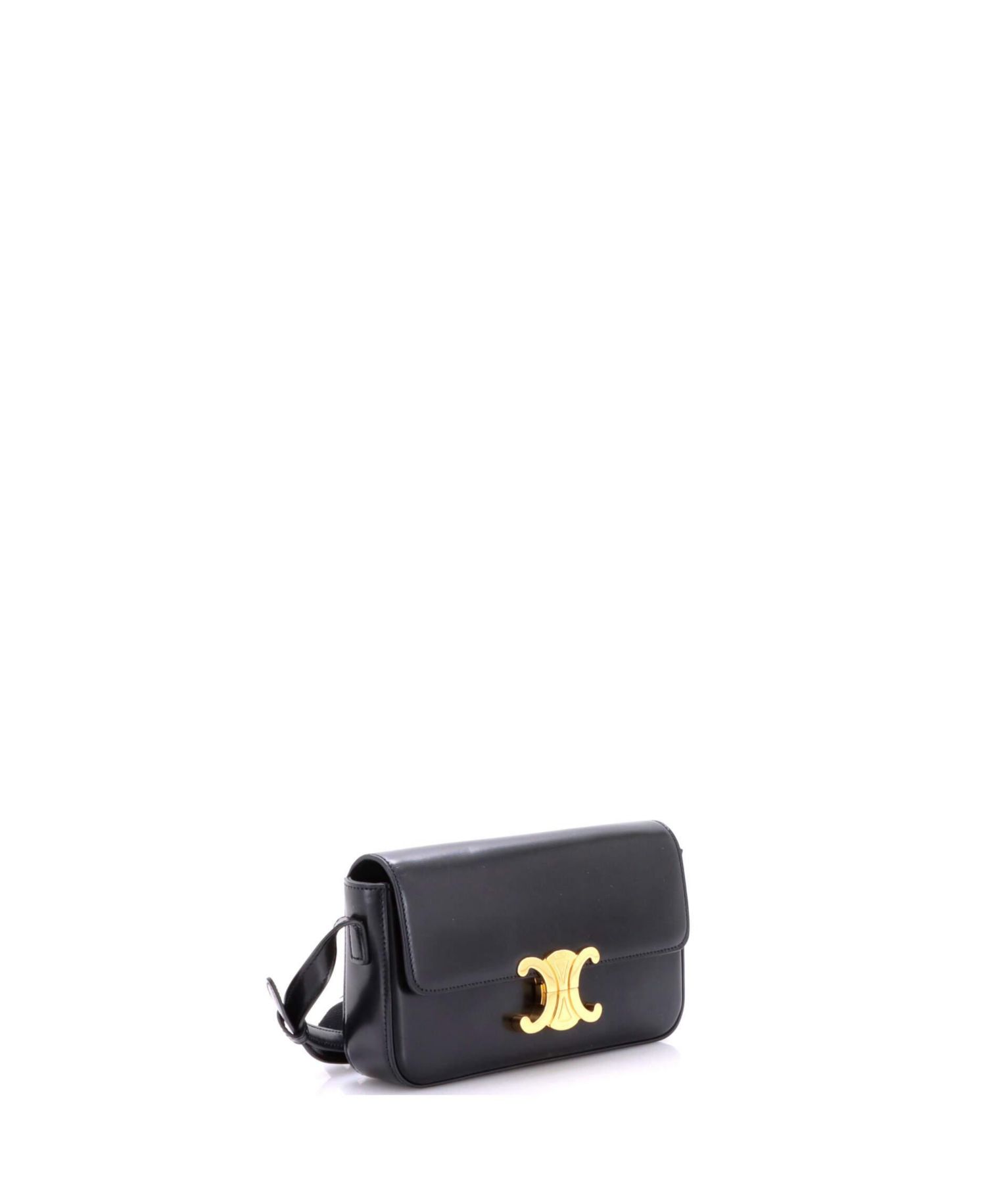 Triomphe East-West Shoulder Bag Smooth Calfskin
