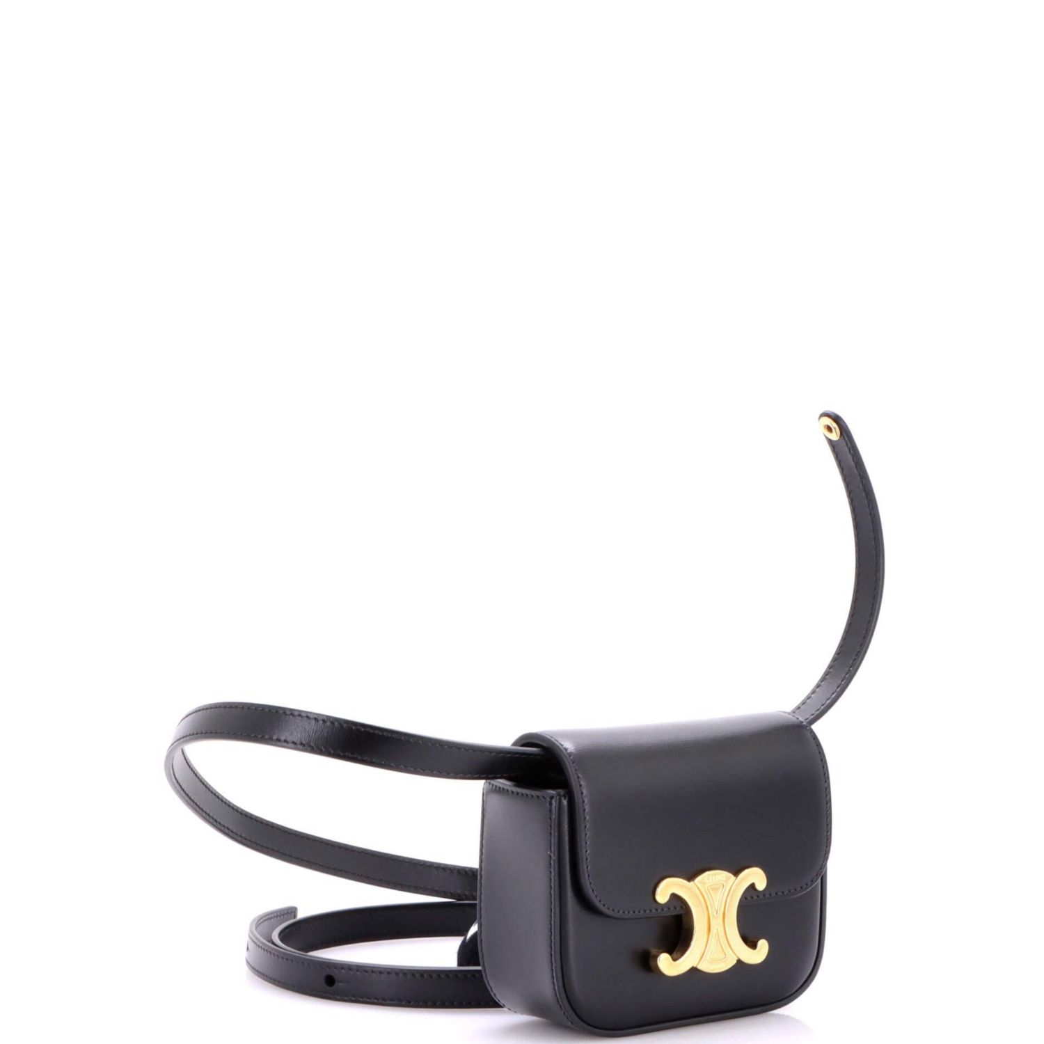Mini Claude Shoulder Bag Triomphe Coated Canvas