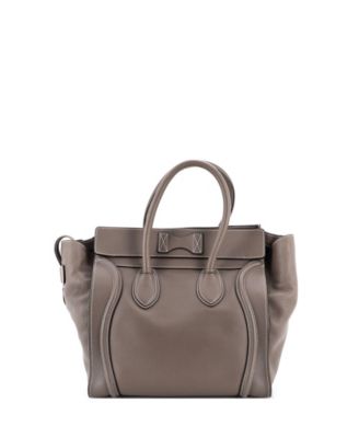 Mini Luggage Bag Grainy Leather