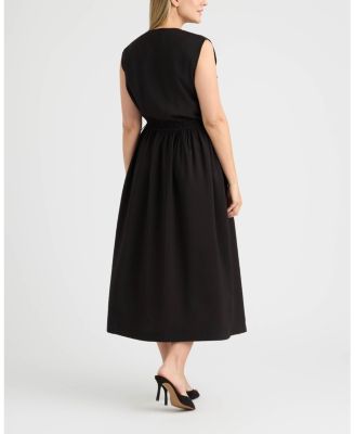 Women's Color Block Zip Front Dress