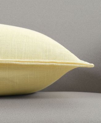 Faux Linen Plush 2-Pack Decorative Pillow Set, 20" x 20"