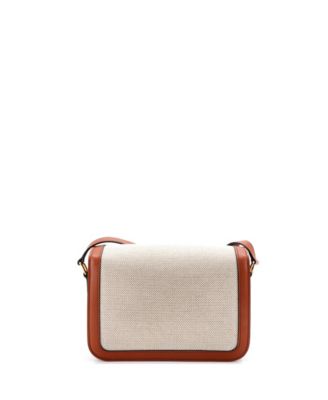 Medium Triomphe Shoulder Bag Canvas with Leather