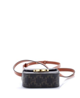 Mini Triomphe Shoulder Bag Triomphe Coated Canvas