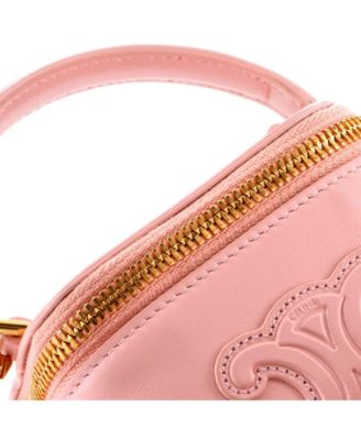 Mini Cuir Top Handle Vanity Case Leather