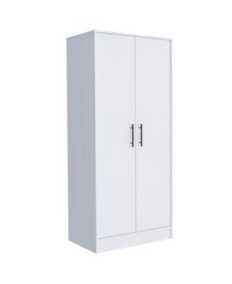 180 Beery Armoire Bedroom Storage Organizer 71 Inch High with Hanging Rod and Drawer