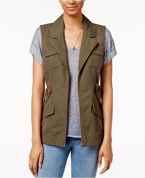 American Rag Utility Vest, Created for Macy's - Jackets & Vests ...
