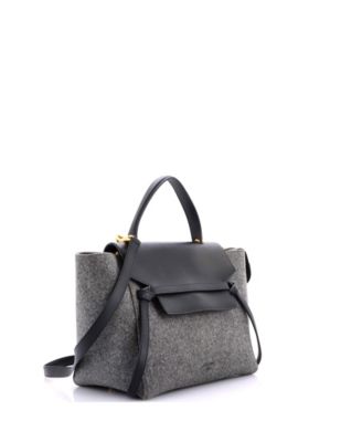 Mini Belt Bag Felt and Leather