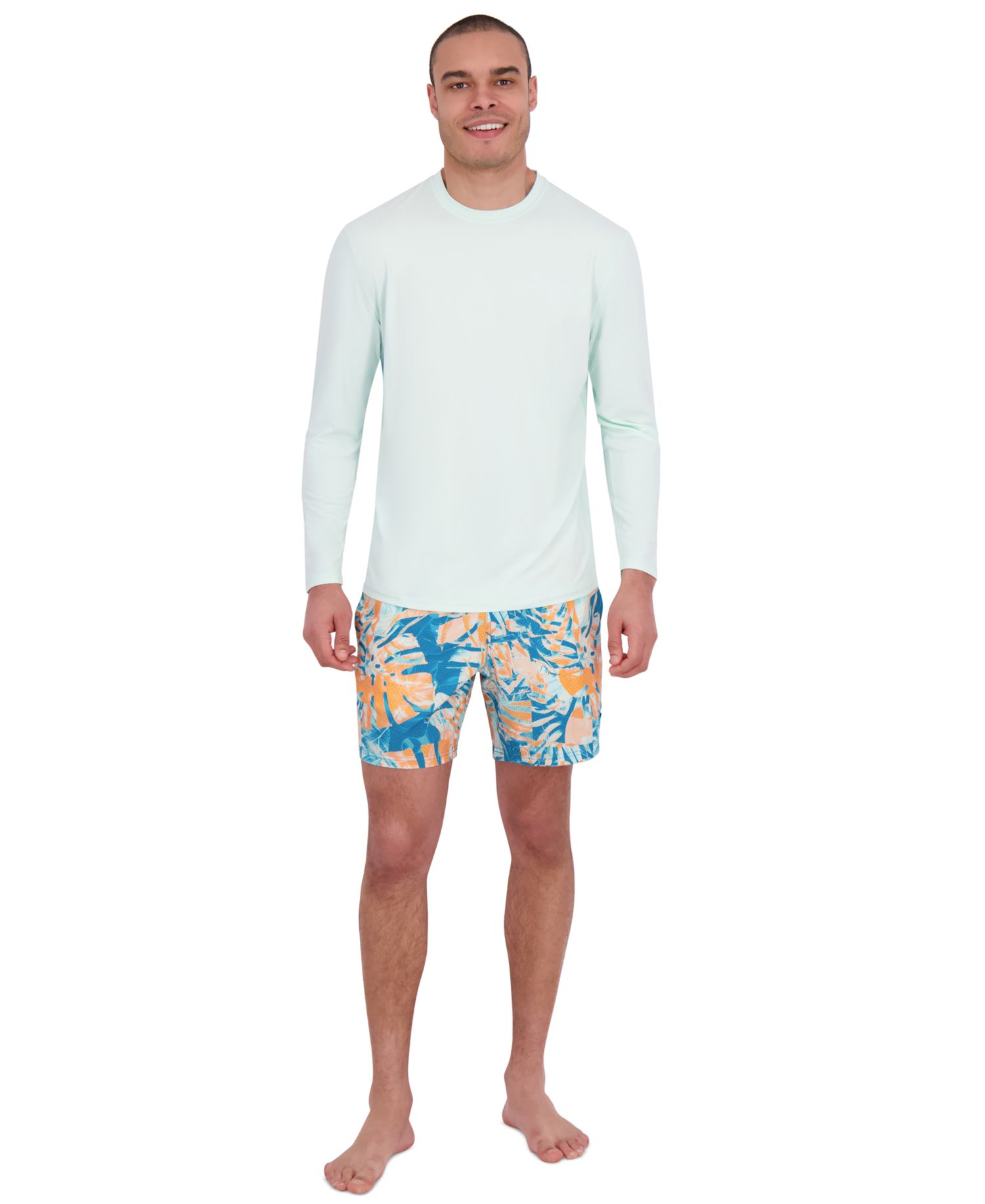 Men's Long-Sleeve Crewneck Rashguard