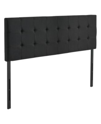 Queen Size Adjustable Height Diamond Tufted Headboard 62.2W x 42.72-54.53H x 2.76D inch